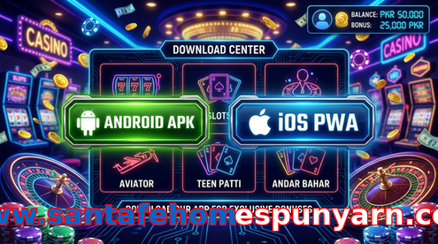 Main screen of Www.santafehomespunyarn.com download page for PK players